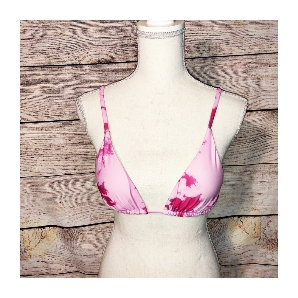 Zaful Hot Pink Tie Dye String Bikini Size 4